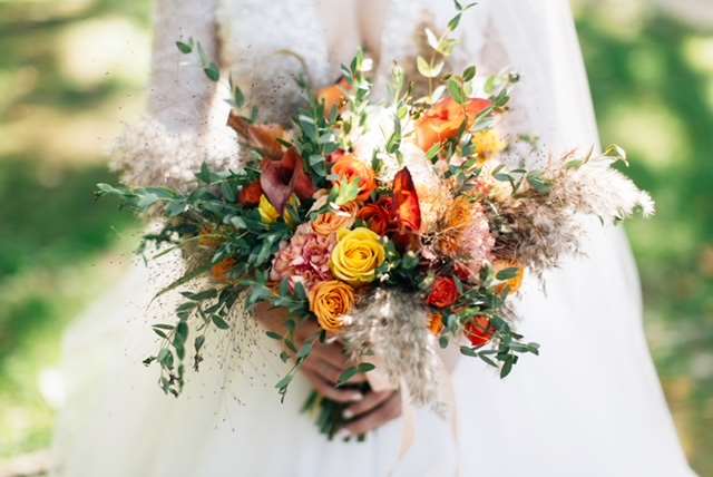 Elegant wedding celebration catered by California Fresh